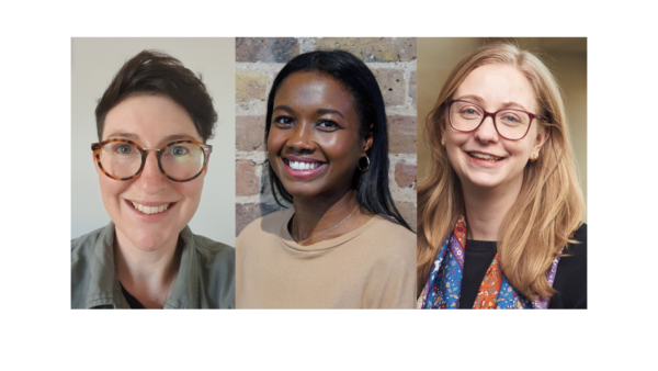 Headshots of the Equity, diversity and inclusion fellowship cohort. From left to right Jen Remnant, Michelle Peter and Charlotte Albury